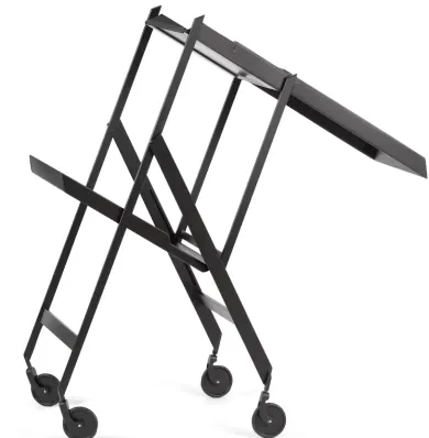 Arbeits- und Serviertisch Plico, rollbar