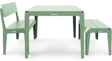 Bank Bended Bench 140