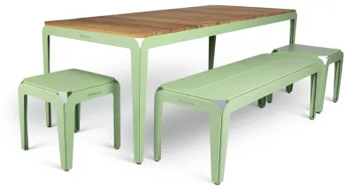 Bank Bended Bench 140