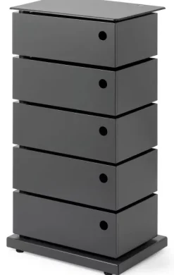 Drehladen-Container Stahlblech 5-fach anthrazit
