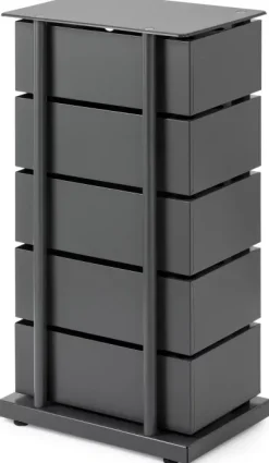 Drehladen-Container Stahlblech 5-fach anthrazit
