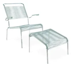 Fußhocker Säntis, feuerverzinkt