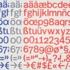 Geschenkpapier p98a Typo Real