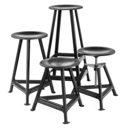 Hocker Chemnitz, höhenverstellbar, monochrom