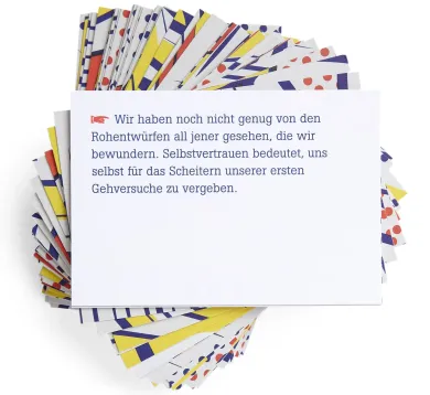 Karten-Set Selbstvertrauen