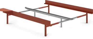Nachttisch zu Bett 90–180