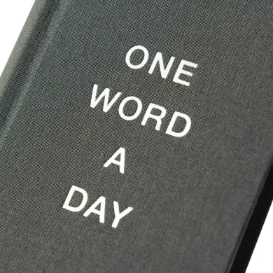 Notizbuch One Word a Day