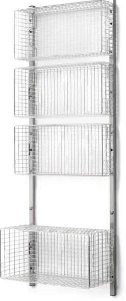 Wandhakenschiene zu Regalsystem Inox