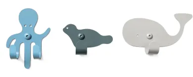 Wandhaken-Set Zoo