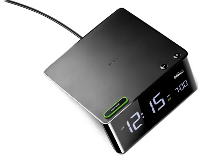 Wecker Braun LED, digital