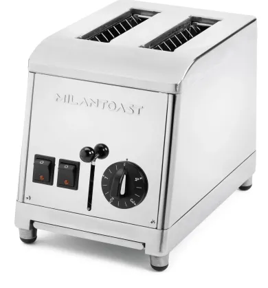 Zweischacht-Toaster Edelstahl