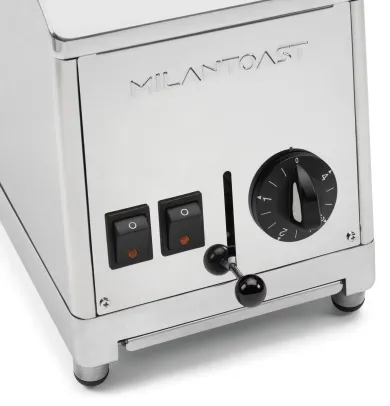 Zweischacht-Toaster Edelstahl